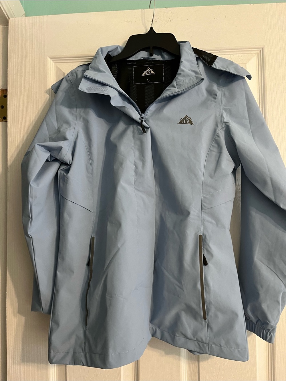 Light Blue Moerdeng Women's Waterproof Jacket - Small